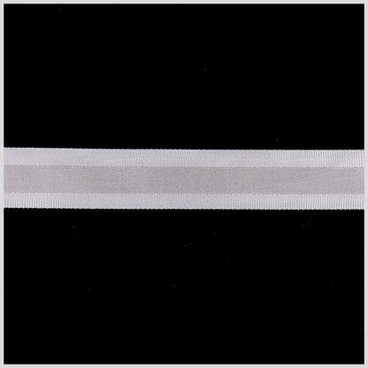 5/8 Millennium Silver Satin Grosgrain Ribbon