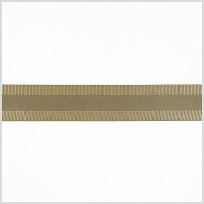 Antique Gold Satin Grosgrain Ribbon