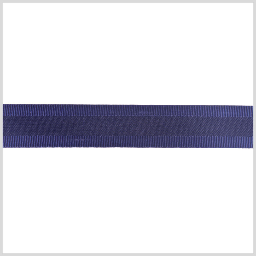 7/8" Navy Satin Grosgrain Ribbon