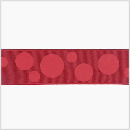 7/8" Red Polka Dot Grosgrain Ribbon