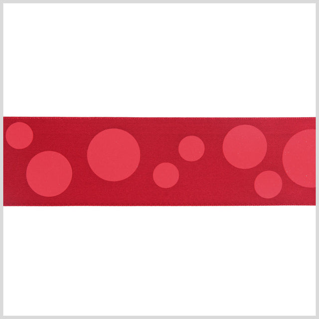 7/8 Red Polka Dot Satin Ribbon