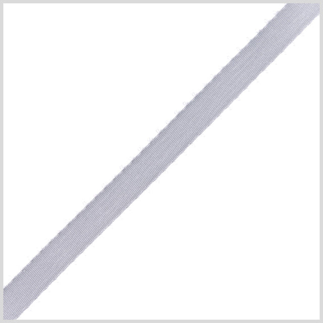 3/16" Light Gray Double Face Feather Edge Satin Ribbon