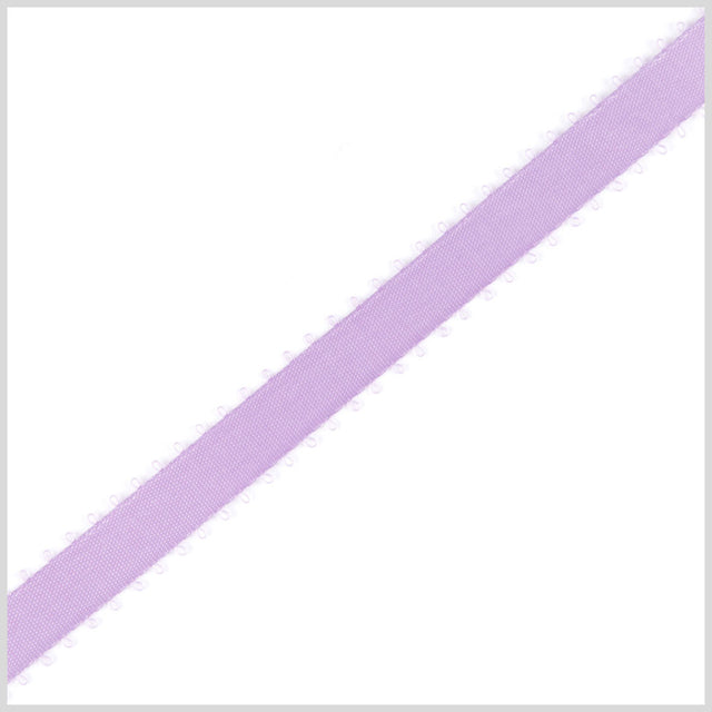 3/16 Orchid Double Face Feather Edge Satin Ribbon