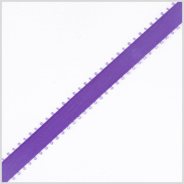 3/16 Purple Double Face Feather Edge Satin Ribbon