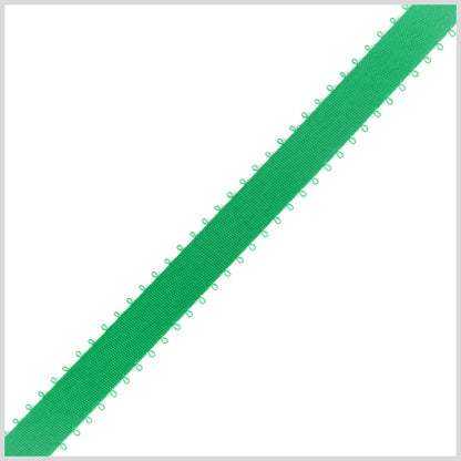 3/16 Emerald Double Face Feather Edge Satin Ribbon