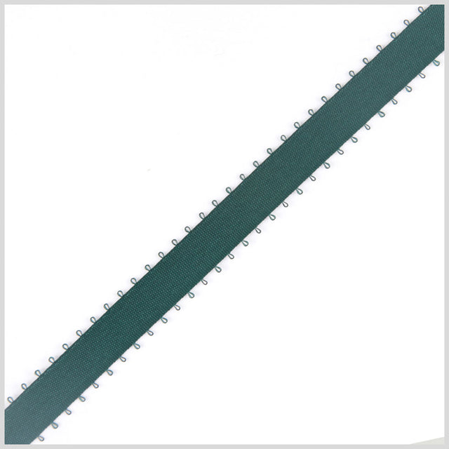 3/16 Hunter Double Face Feather Edge Satin Ribbon