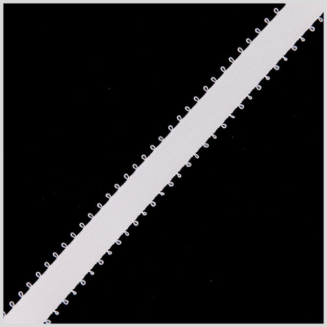 3/16" Ivory Double Face Feather Edge Satin Ribbon