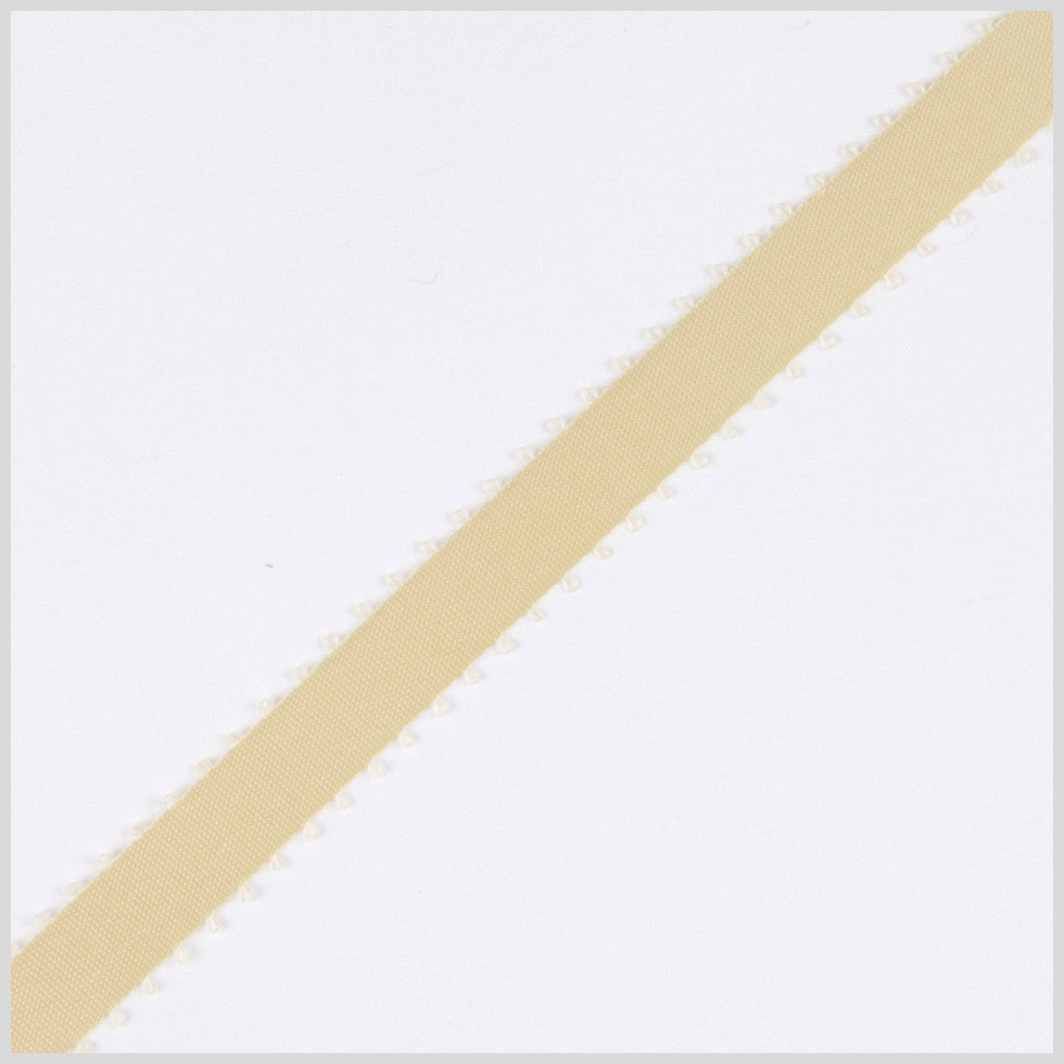 3/16 Cream Double Face Feather Edge Satin Ribbon