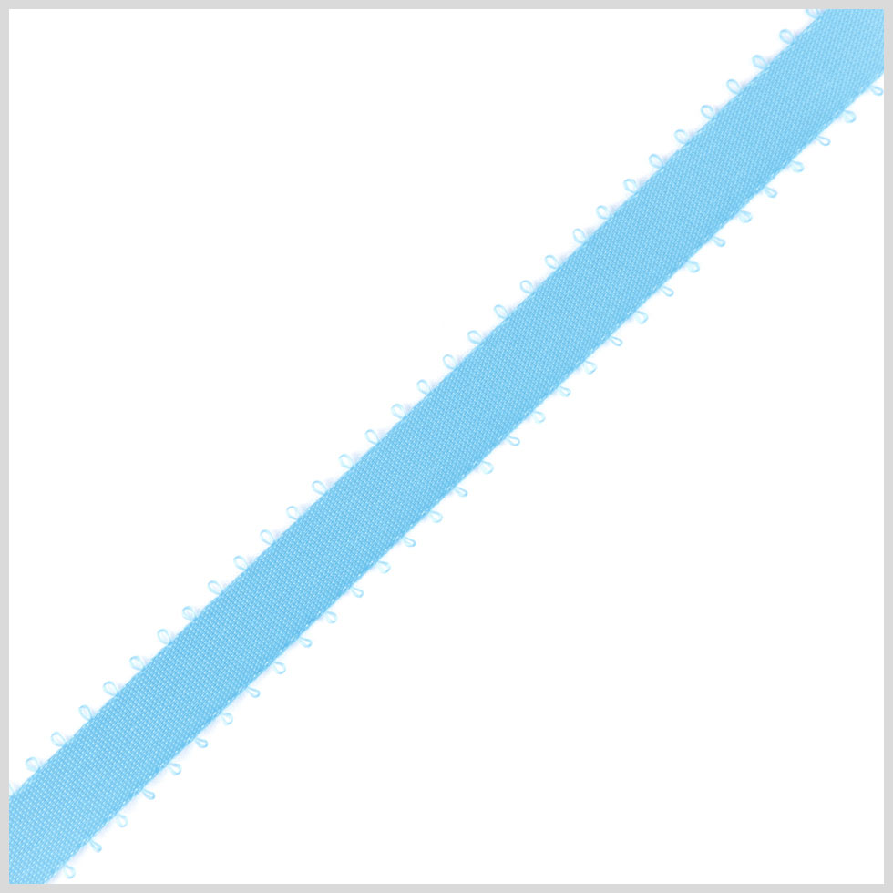 3/8" Misty Turquoise Double Face Feather Edge Satin Ribbon
