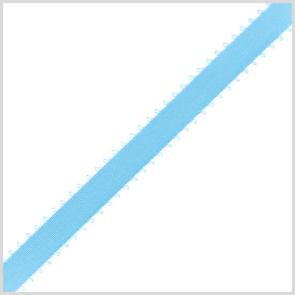 3/8" Misty Turquoise Double Face Feather Edge Satin Ribbon