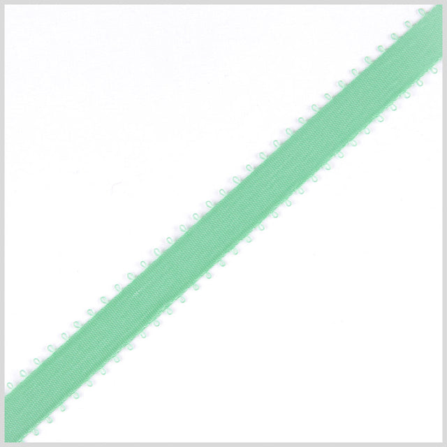 3/8" Sea Mint Double Face Feather Edge Satin Ribbon