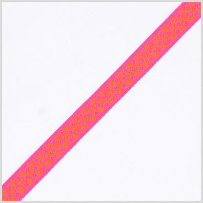 Hot Pink/Fuchsia French Jacquard Ribbon