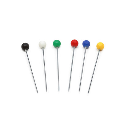 Dritz Ball Point Pins - 1.25" Assorted Colors - 100 ct