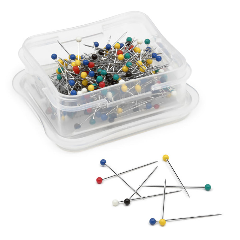 Dritz Ball Point Pins - 1.0625" Assorted Colors - 240 ct - Folded