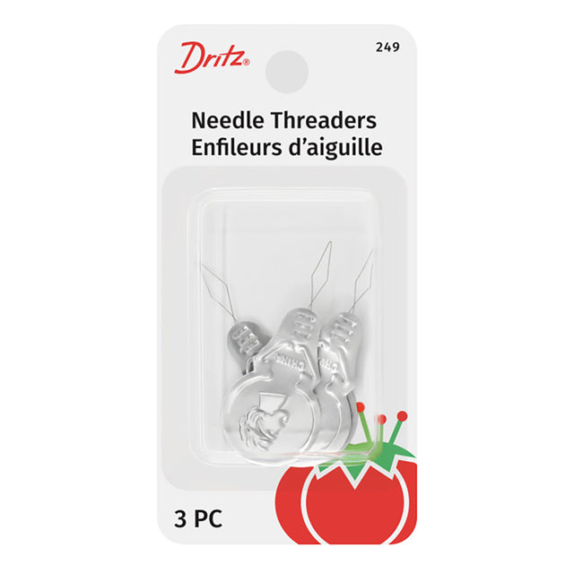 Dritz Needle Threaders - Silver - 3 ct