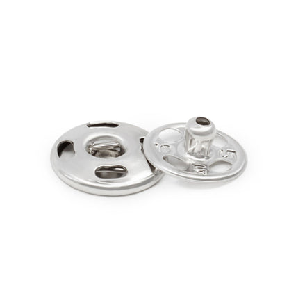 Dritz Sew-On Snaps - Nickel - Size 2/0, 10 Sets