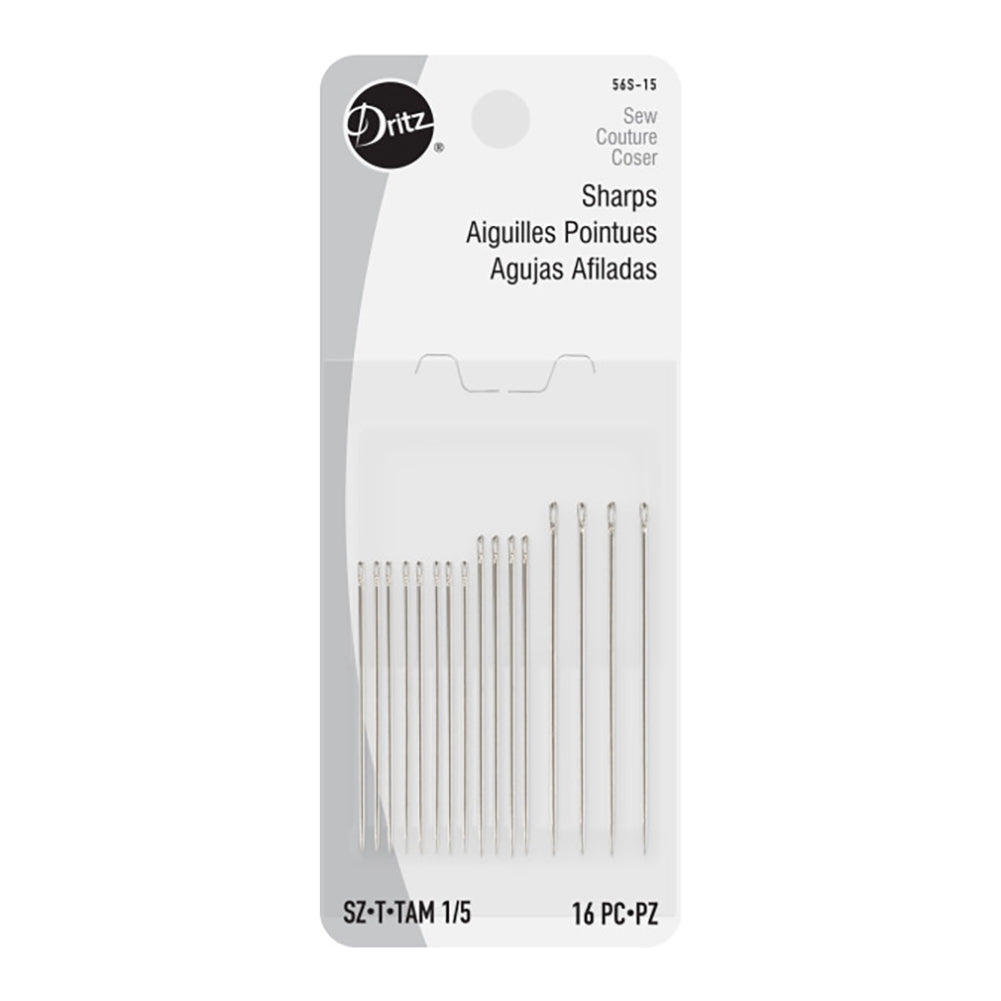 Dritz Sharps Hand Needles - Size 1/5 - 16pc
