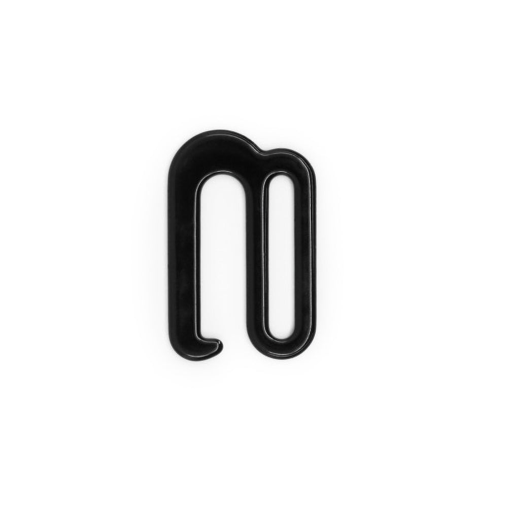 Dritz Swim Suit Bra G-Hooks - 0.75" Black Metal - 2pc Detail