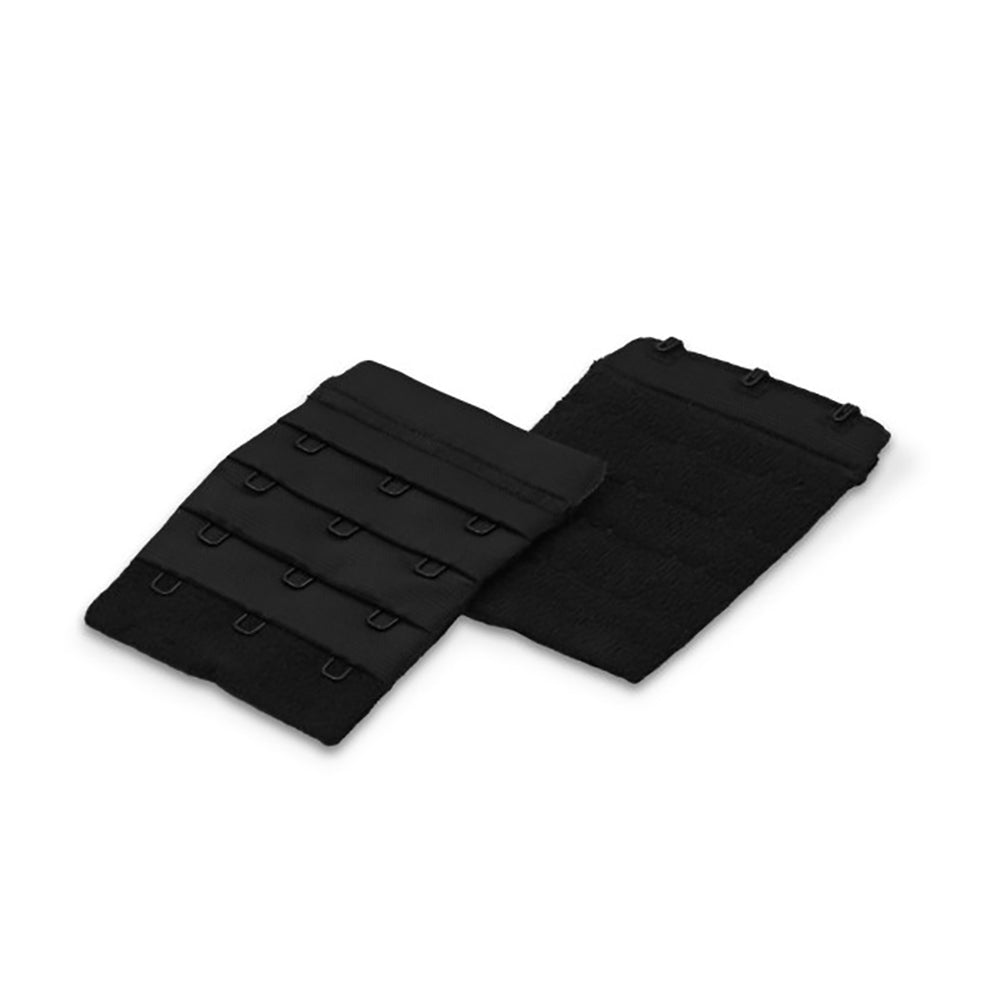 Dritz Soft Bra-Back Extender - Black - 2.25" - Folded