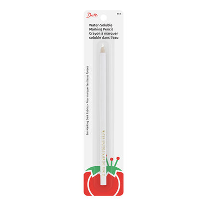 Dritz Water-Soluble Marking Pencil - White