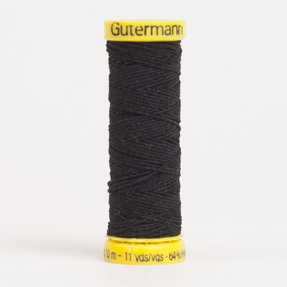 4017 Black 10m Gutermann Elastic Thread