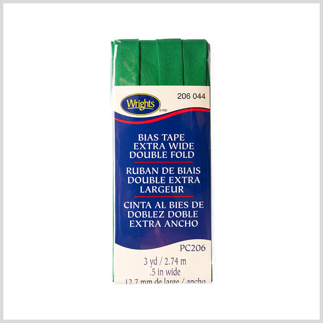 Wrights Emerald 1/2" Extra Wide Double Fold Bias Tape