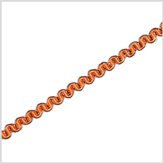 Orange/Gold Metallic Braid