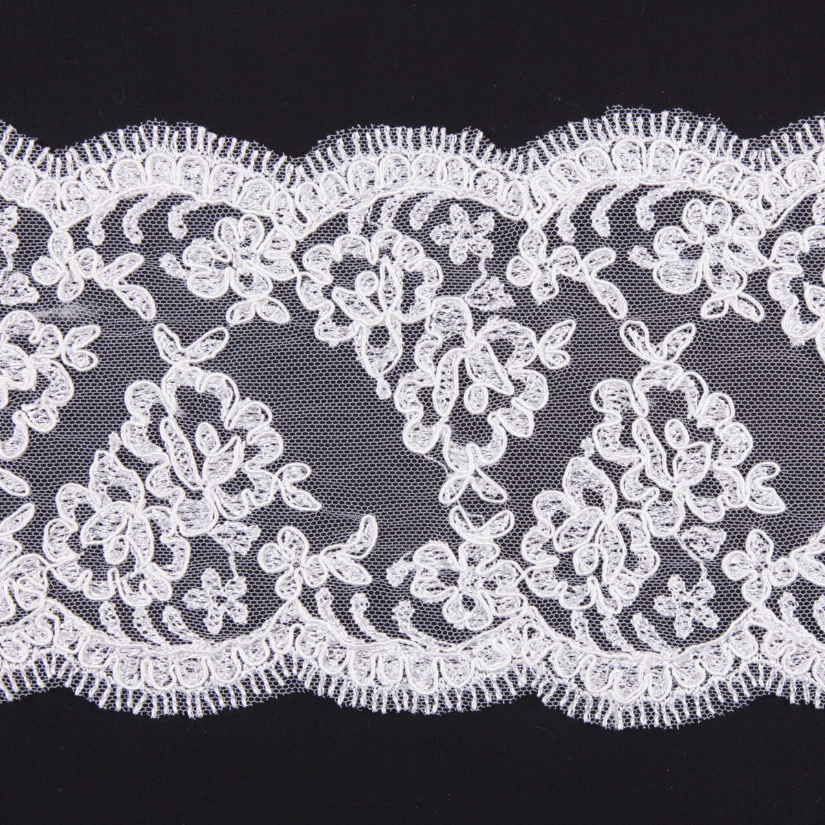 Ivory Corded Lace - 4.5"