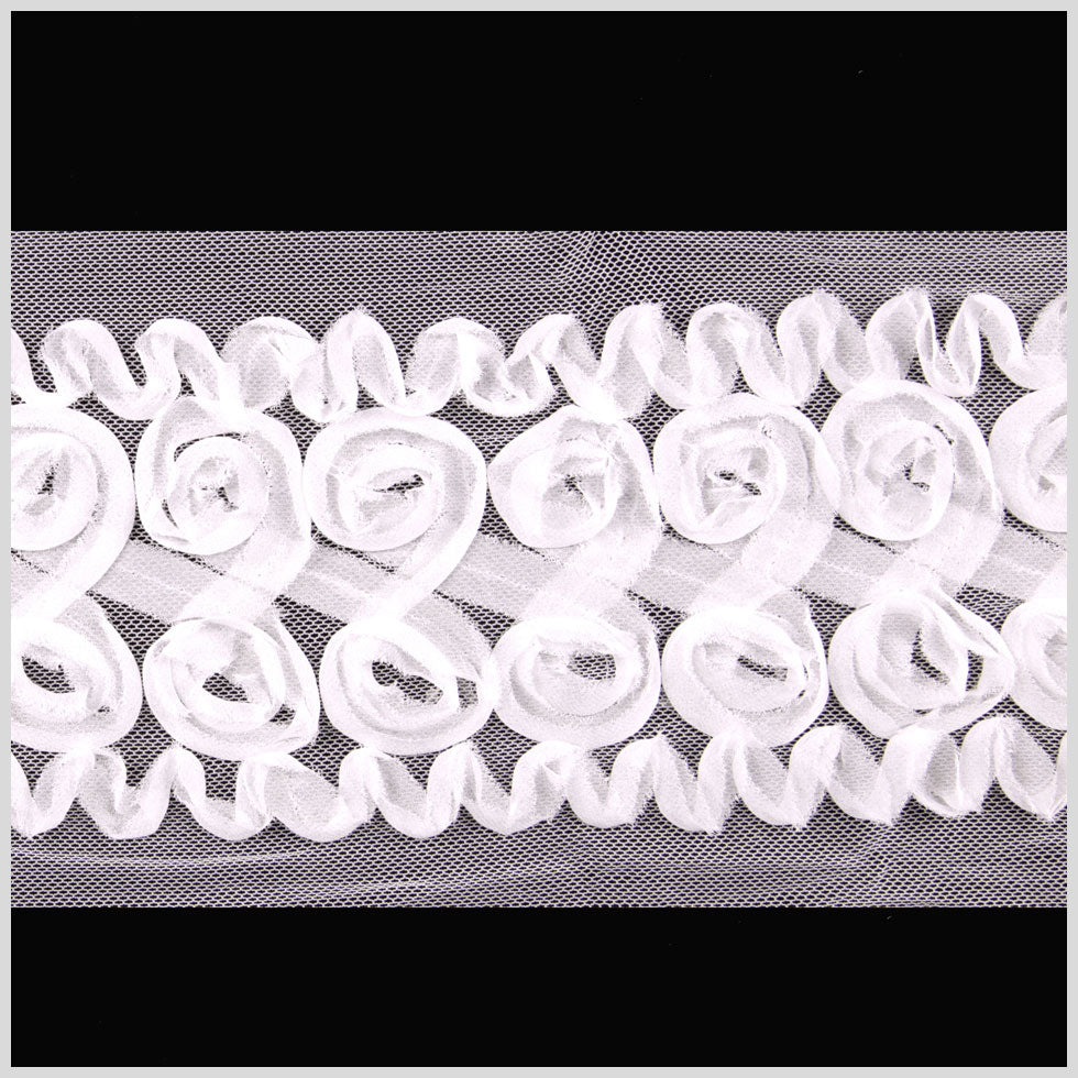 4.5 White Floral Lace