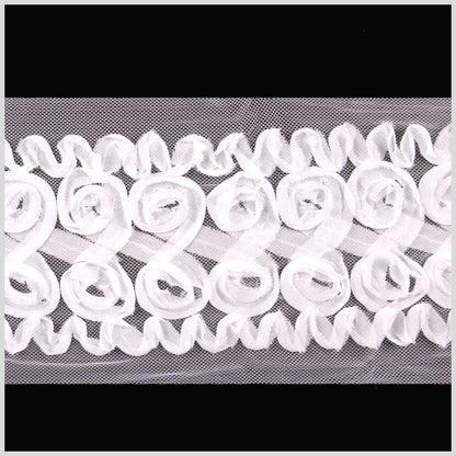 4.5 White Floral Lace