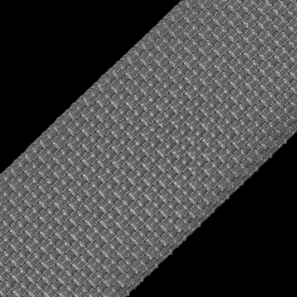 Silver Nylon Webbing - 1.5 - Detail