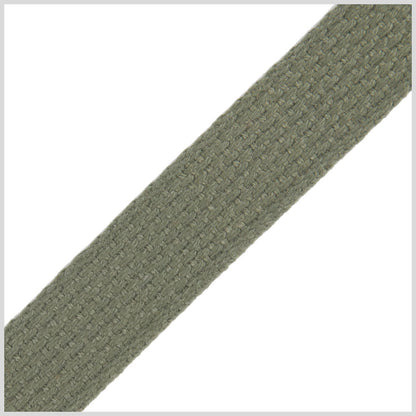 Olive Cotton Webbing - 1