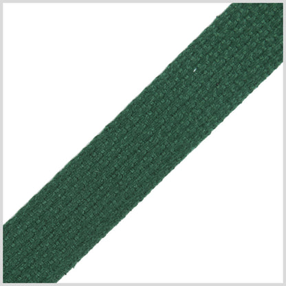 Green Cotton Webbing - 1"