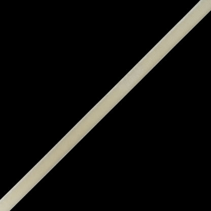 Ivory Stretch Velvet Ribbon - 0.25" Folded