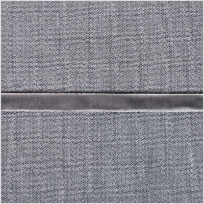 Light Grey Double Face Velvet Ribbon - 1/8