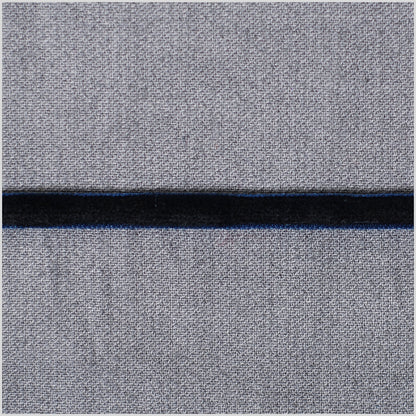 Navy Double Face Velvet Ribbon - 1/8