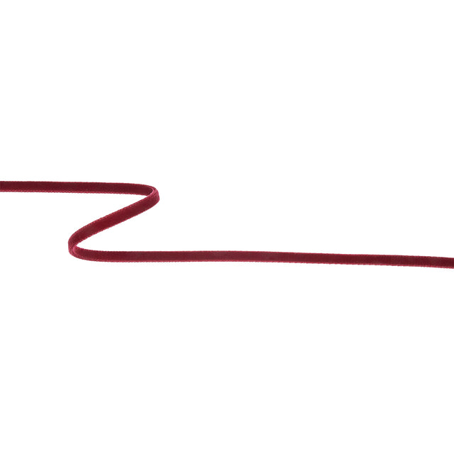 Burgundy Double Face Velvet Ribbon - 1/8&amp;quot;