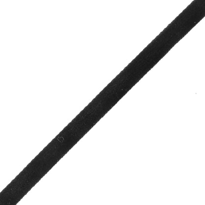 Black Double Face Velvet Ribbon - 1/8" Detail
