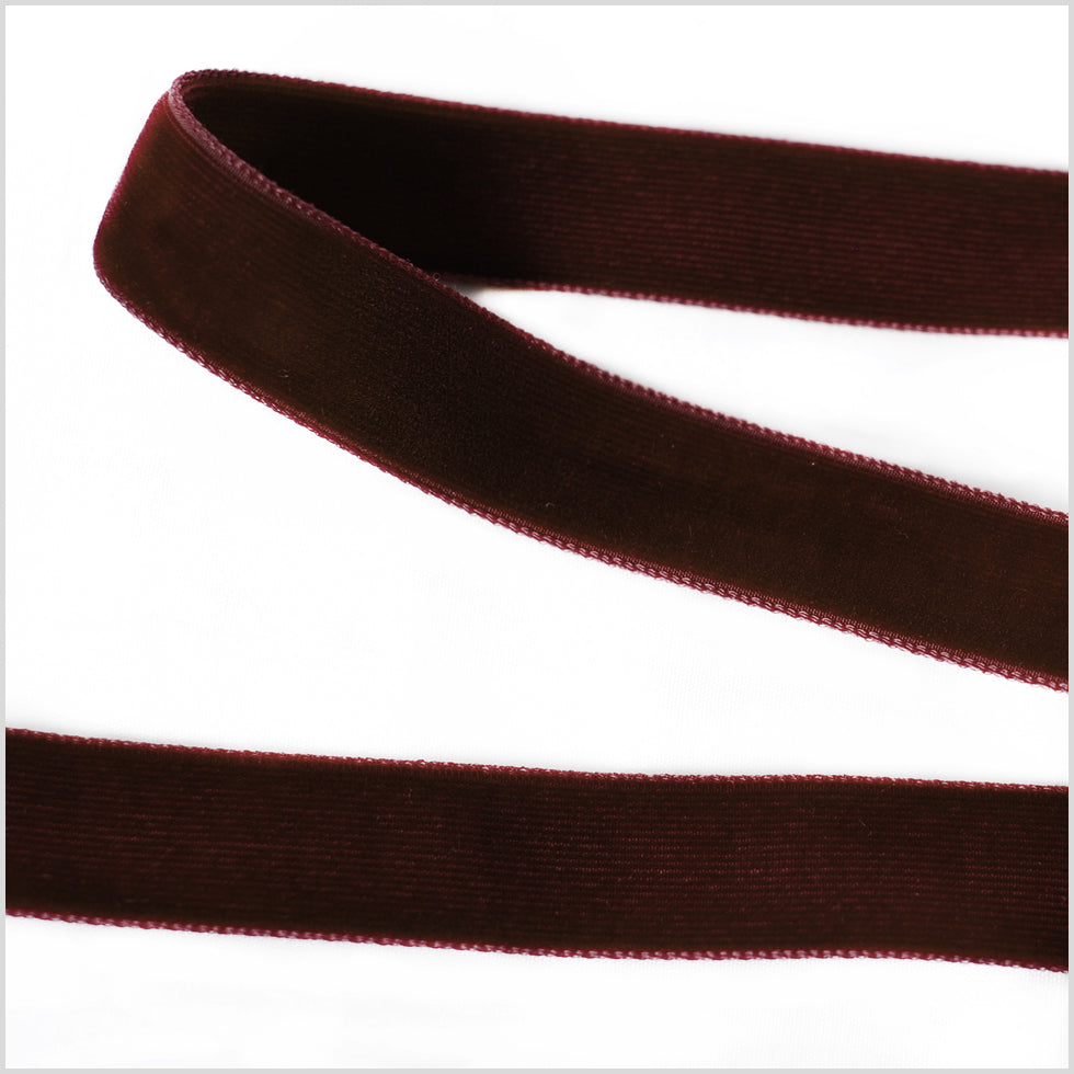 Brown Double Face Velvet Ribbon - 5/8"