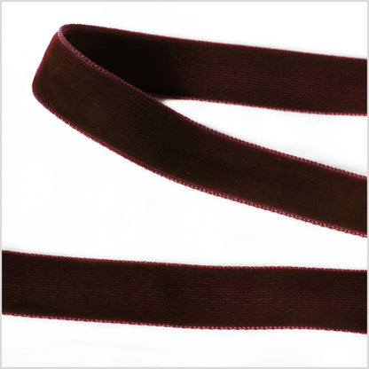 Brown Double Face Velvet Ribbon - 5/8"