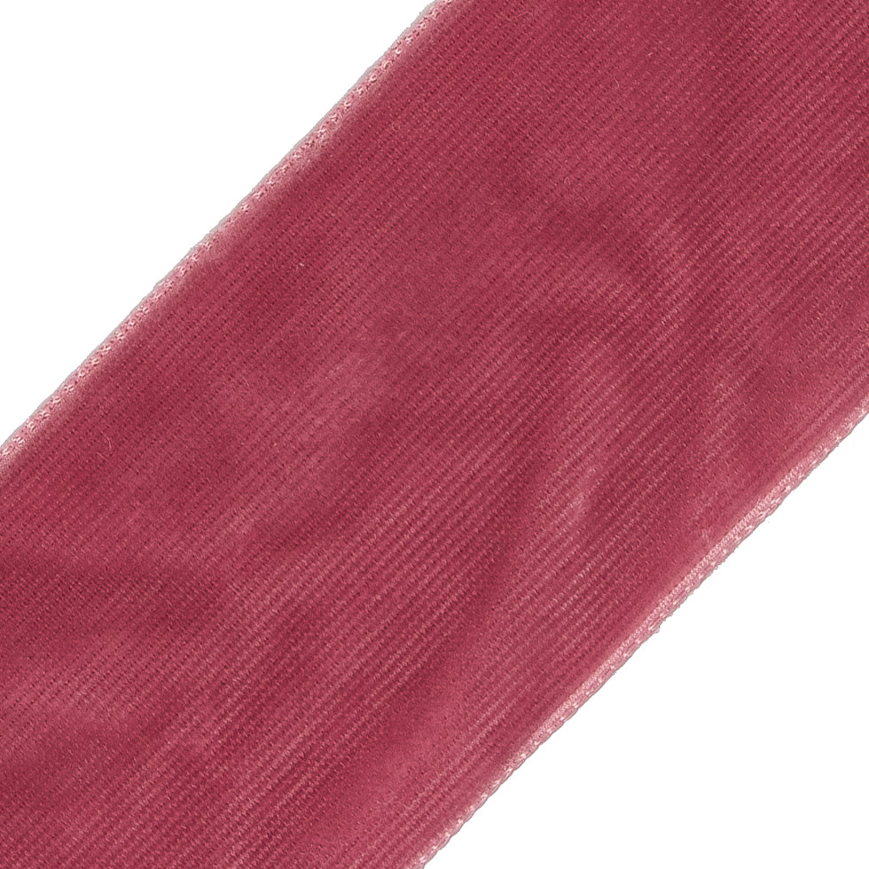 Dusty Rose Double Face Velvet Ribbon - 7/8 - Detail
