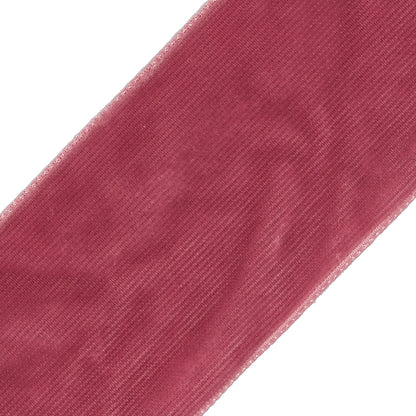 Dusty Rose Double Face Velvet Ribbon - 7/8 - Detail