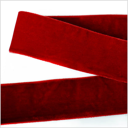 Red Double Face Velvet Ribbon - 1.5