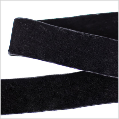 Black Double Face Velvet Ribbon - 1.5"