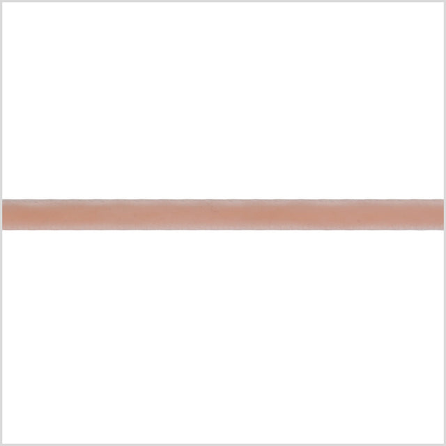 Italian Light Peach Single Face Velvet Ribbon - 5mm