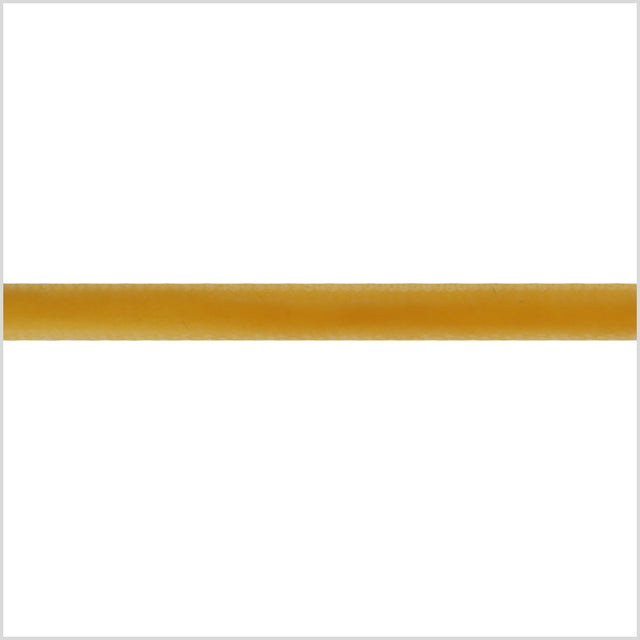 Italian Mustard Single Face Velvet Ribbon - 5mm
