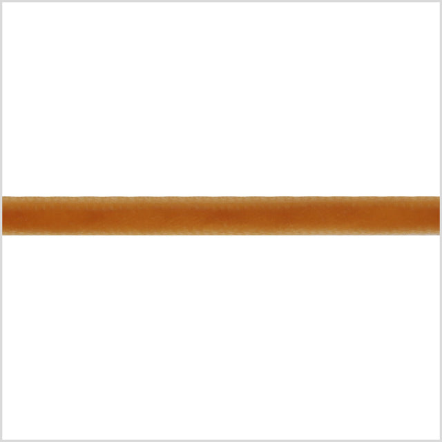Gold Single Face Velvet Ribbon - 0.125