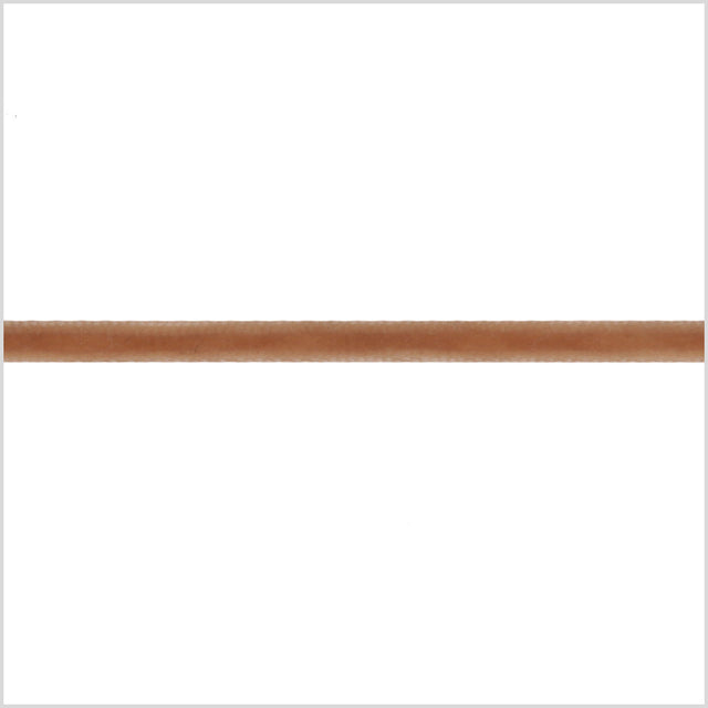 Italian Coffee Single Face Velvet Ribbon - 5mm
