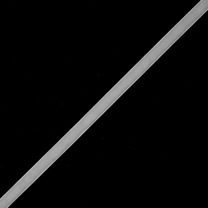 Off-White Single Face Velvet Ribbon - 0.375