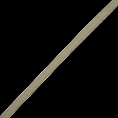 Ivory Single Face Velvet Ribbon - 0.375 - Detail